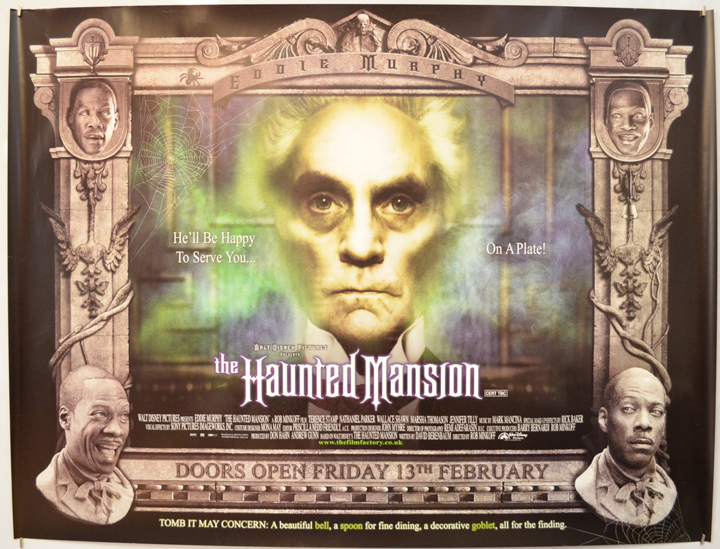 The Haunted Mansion Original Quad Poster - Film Poster - Movie Poster