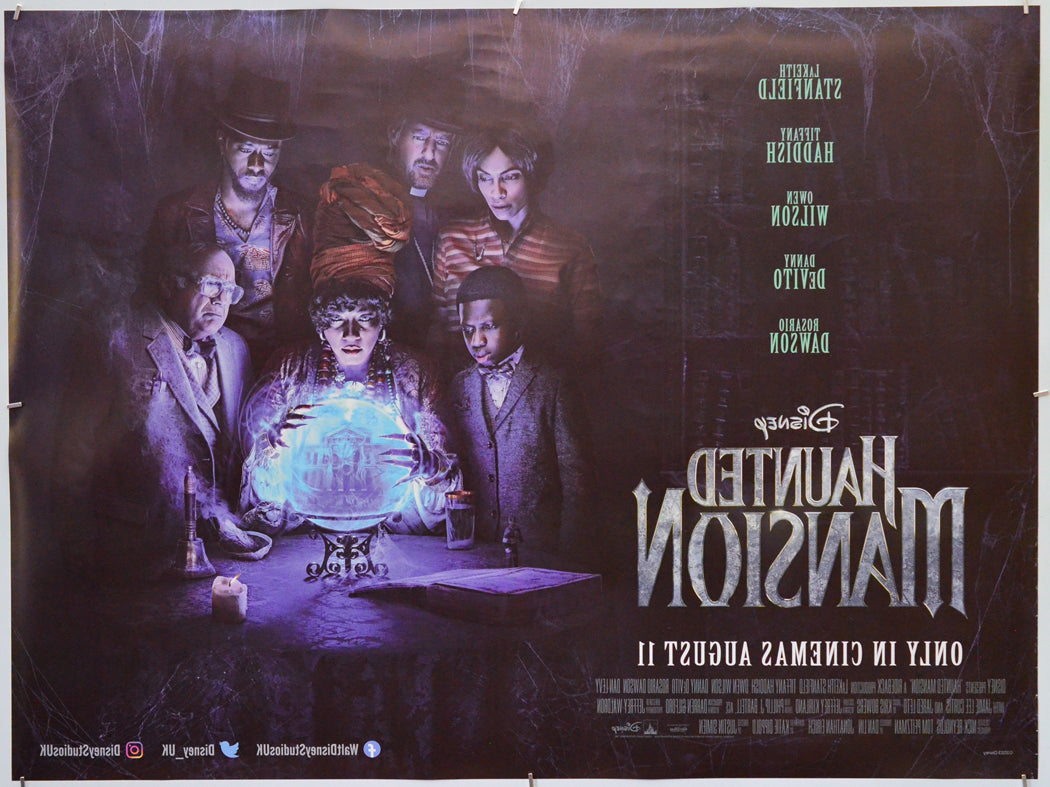 Haunted Mansion (Back) Cinema Quad Movie Poster