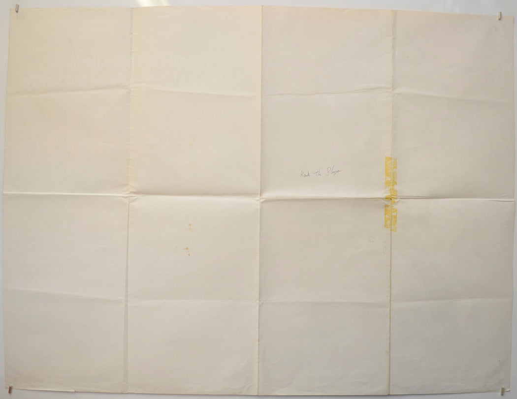 HAWK THE SLAYER (Back) Cinema Quad Movie Poster