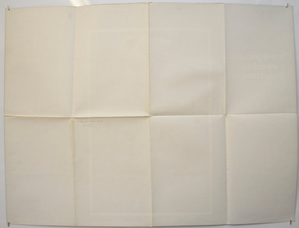 HE KNOWS YOU’RE ALONE (Back) Cinema Quad Movie Poster