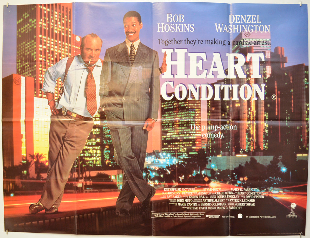 Heart Condition Original Quad Poster - Film Poster - Movie Poster