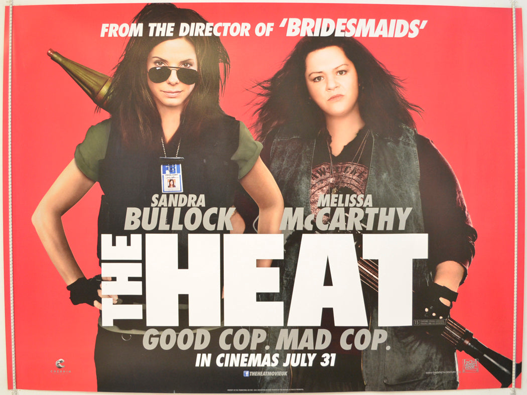 The Heat (Teaser / Advance Version) Original Quad Poster - Film Poster - Movie Poster
