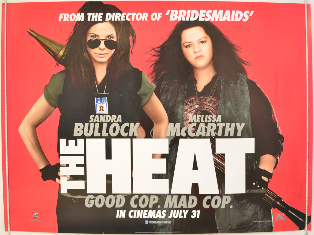 The Heat (Teaser / Advance Version) Original Quad Poster - Film Poster - Movie Poster