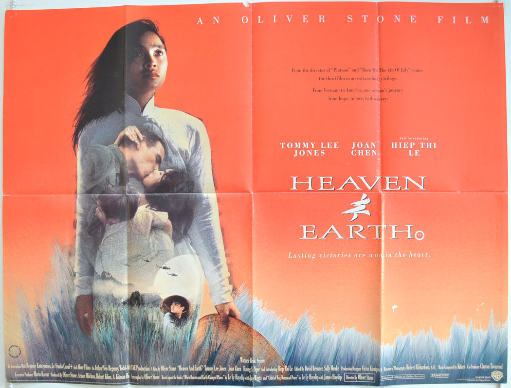 Heaven And Earth Original British Quad Poster - Film Poster - Movie Poster