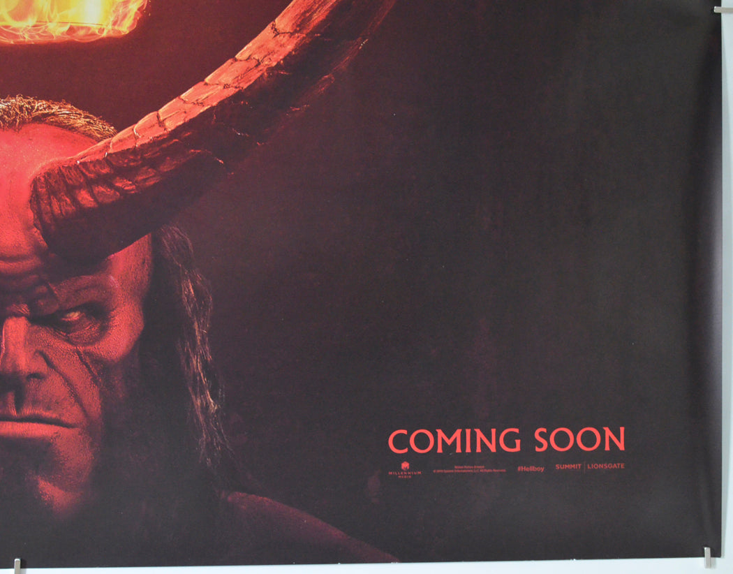 HELLBOY (Bottom Right) Cinema Quad Movie Poster