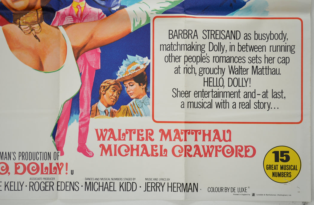 HELLO DOLLY (Bottom Right) Cinema Quad Movie Poster