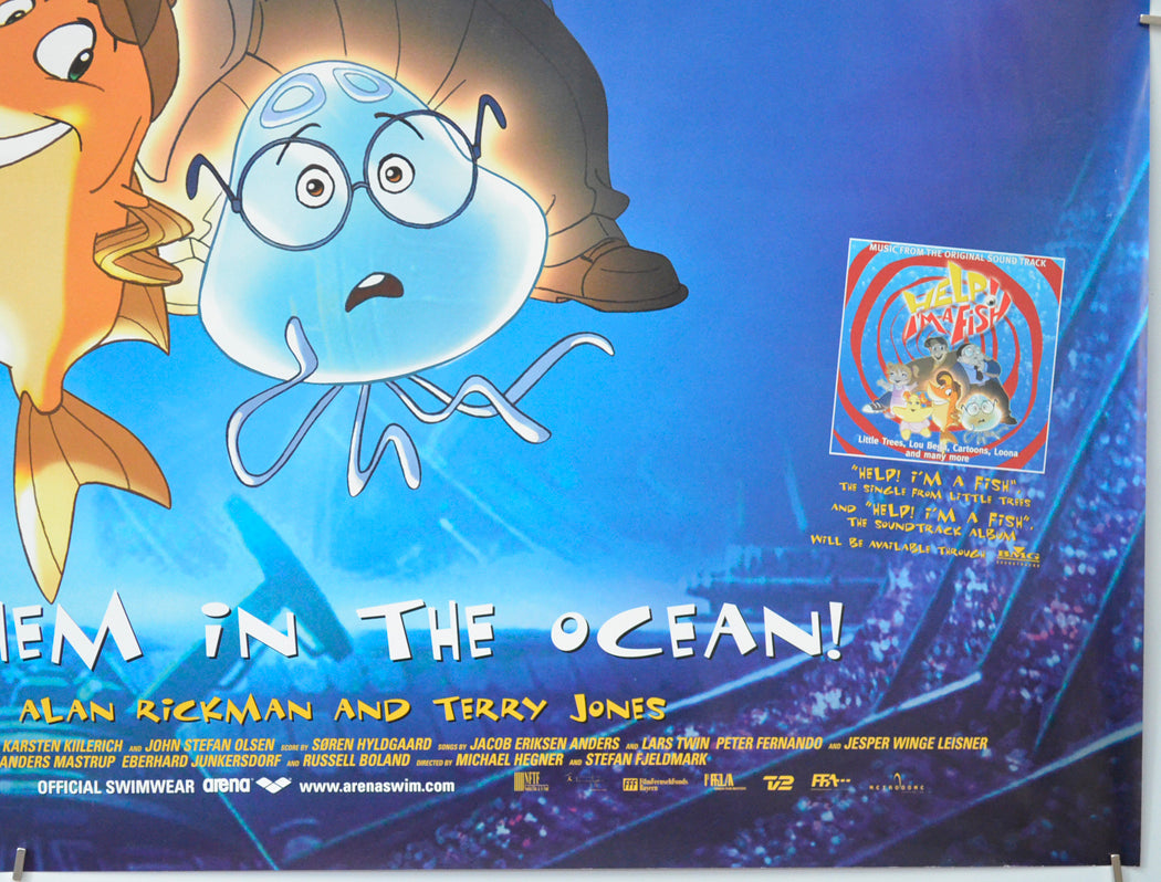 HELP! I’M A FISH (Bottom Right) Cinema Quad Movie Poster