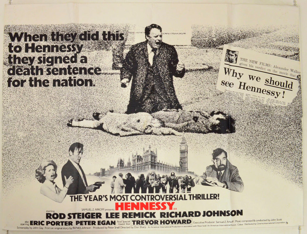 Hennessy Original British Quad Poster - Film Poster - Movie Poster