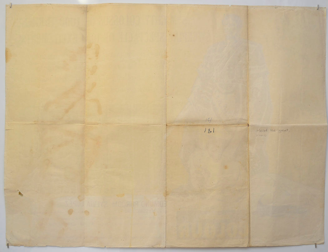 HEROD THE GREAT (Back) Cinema Quad Movie Poster