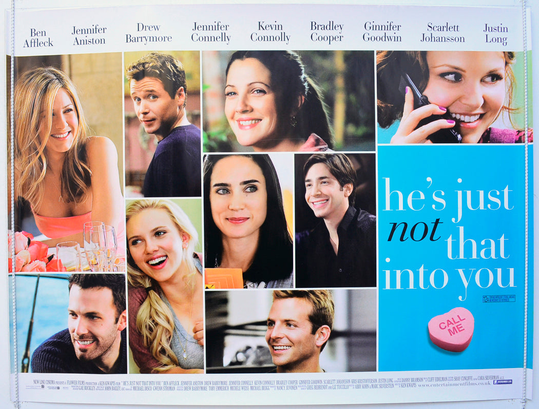 He's Just Not That Into You Original British Quad Poster - Film Poster - Movie Poster