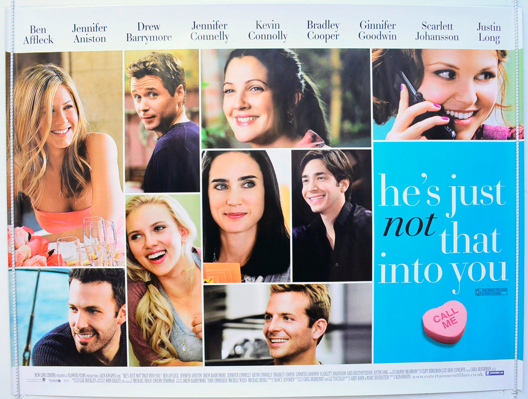 He's Just Not That Into You Original British Quad Poster - Film Poster - Movie Poster