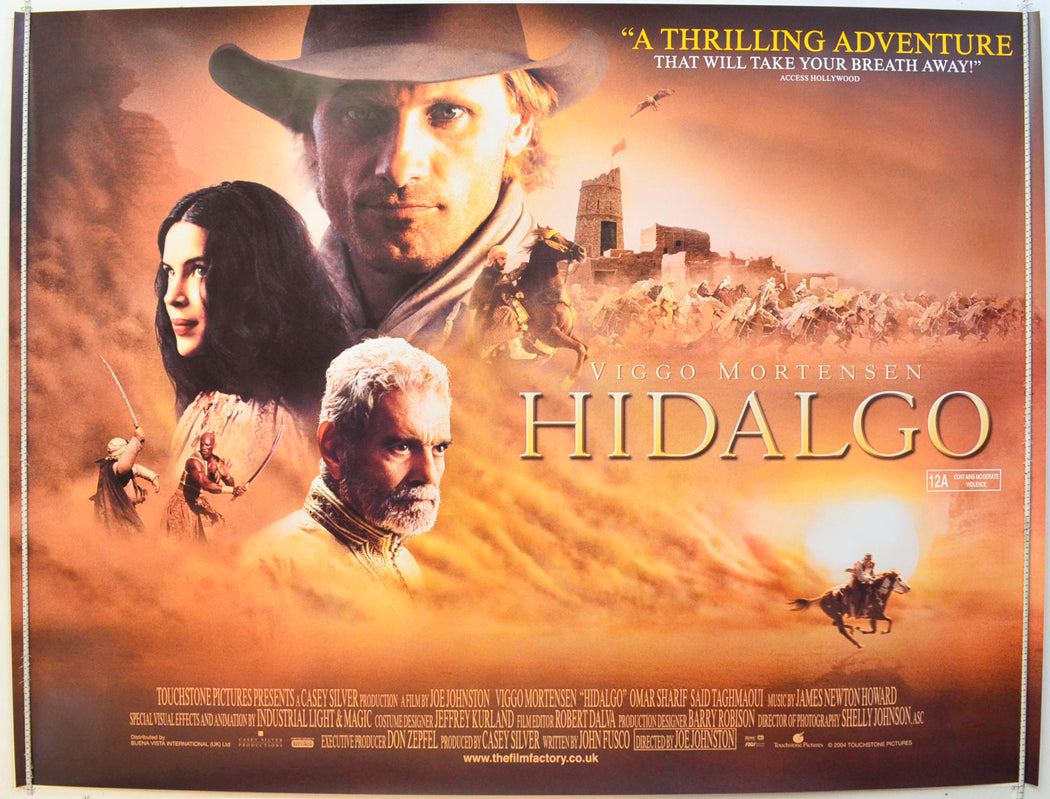 Hidalgo Original British Quad Poster - Film Poster - Movie Poster