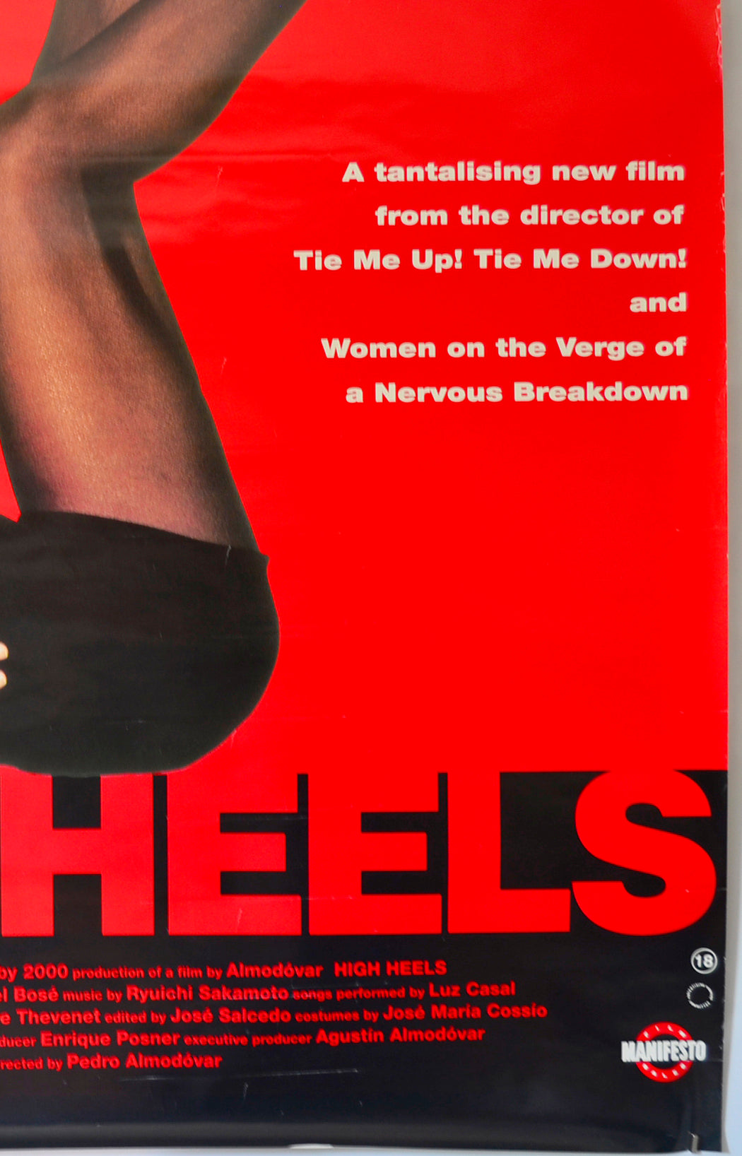 HIGH HEELS (Bottom Right) Cinema 4 Sheet Movie Poster