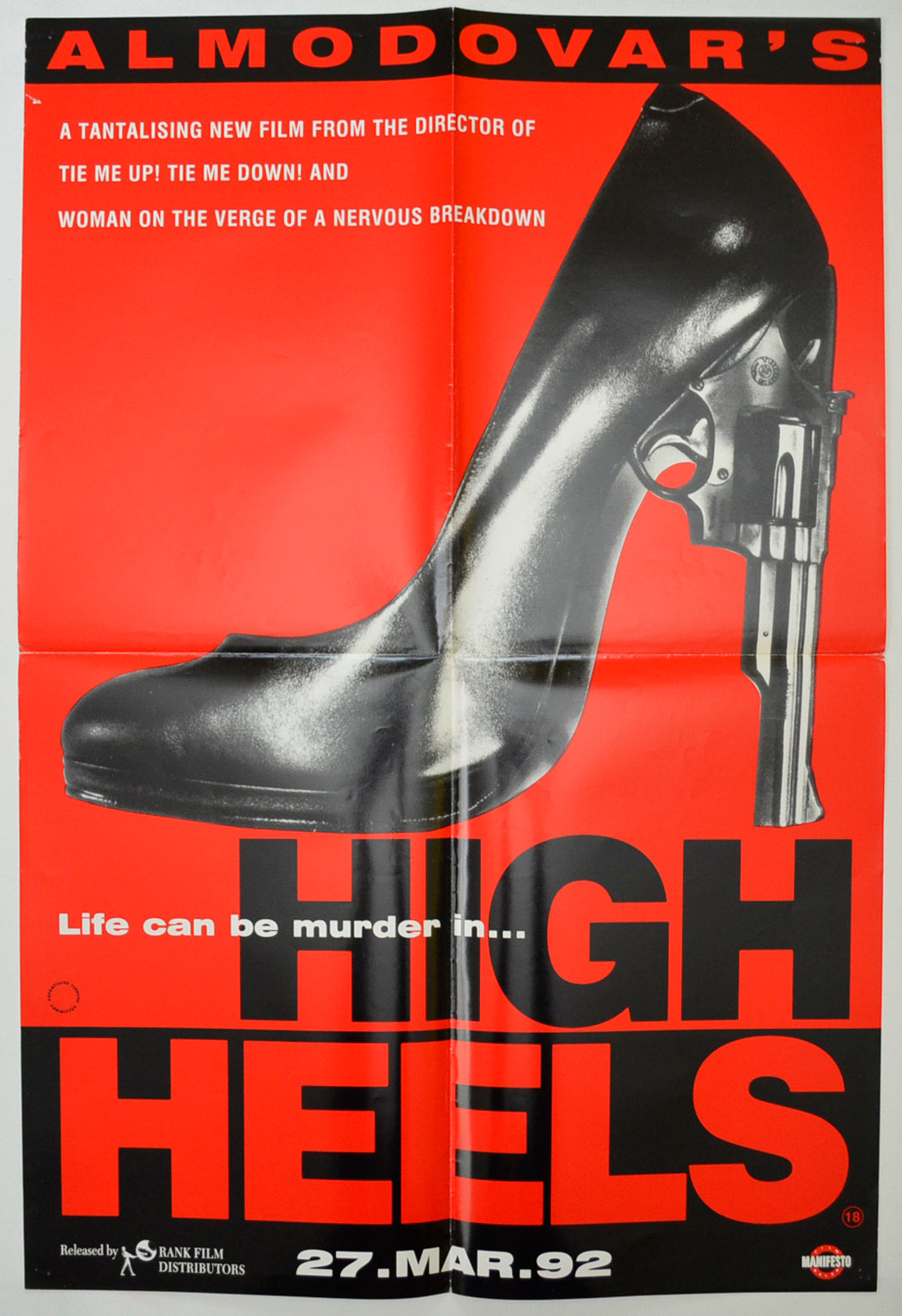 High Heels (a.k.a. Tacones lejanos) Original Double Crown Poster - Film Poster - Movie Poster