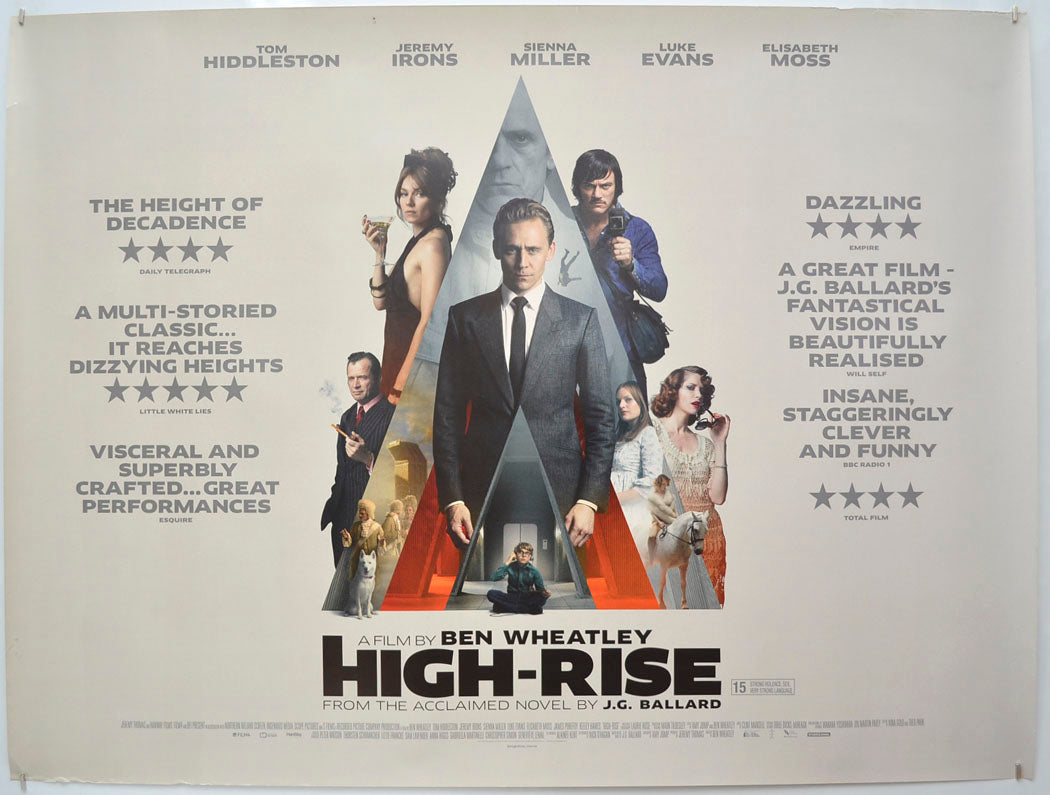 High-Rise Original Quad Poster - Film Poster - Movie Poster