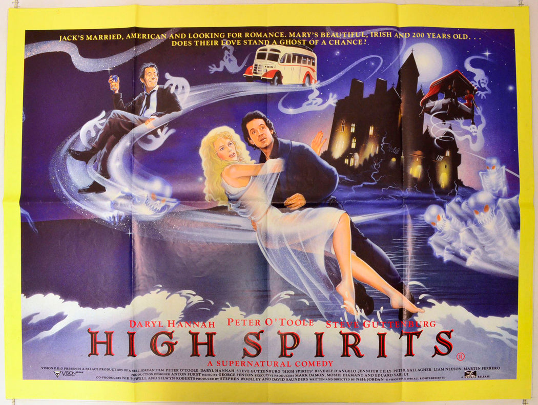 High Spirits Original British Quad Poster - Film Poster - Movie Poster
