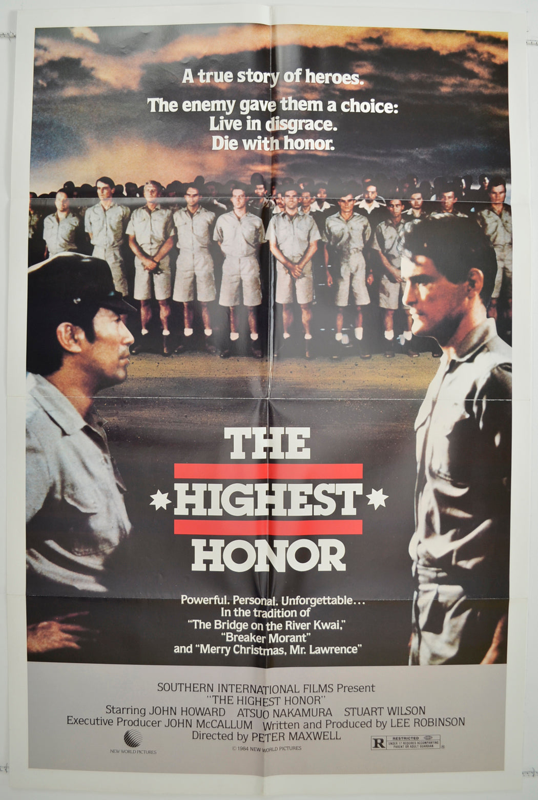 The Highest Honor Original One Sheet Poster - Film Poster - Movie Poster
