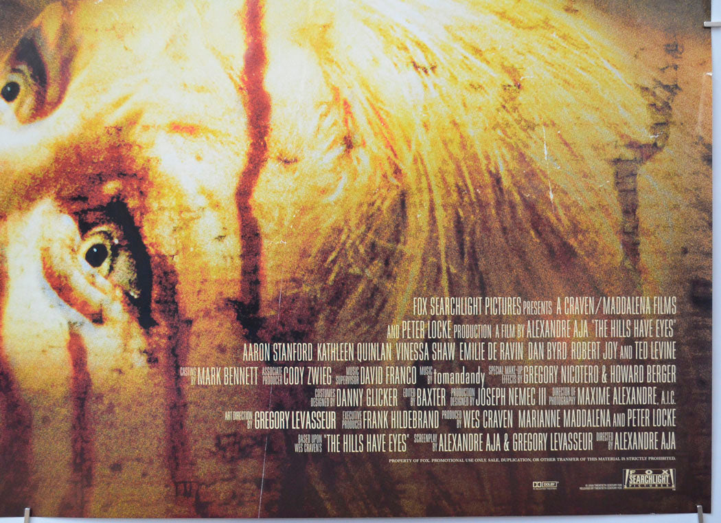THE HILLS HAVE EYES (Bottom Right) Cinema Quad Movie Poster
