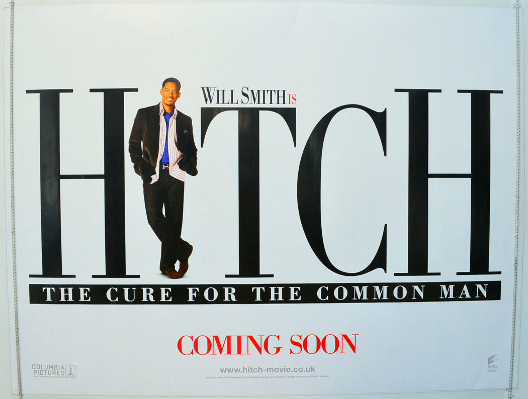 Hitch (Teaser / Advance Version) Original British Quad Poster - Film Poster - Movie Poster