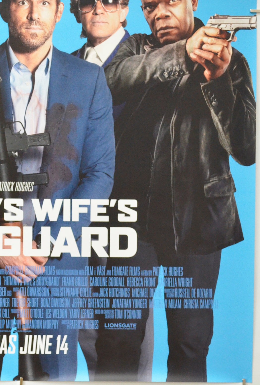 THE HITMAN’S WIFE’S BODYGUARD (Bottom Right) Cinema One Sheet Movie Poster