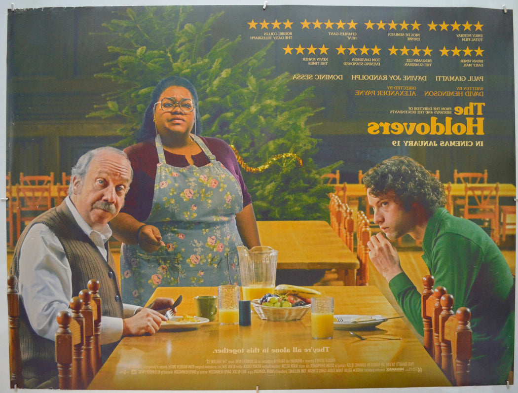 THE HOLDOVERS (Back Cinema Quad Movie Poster
