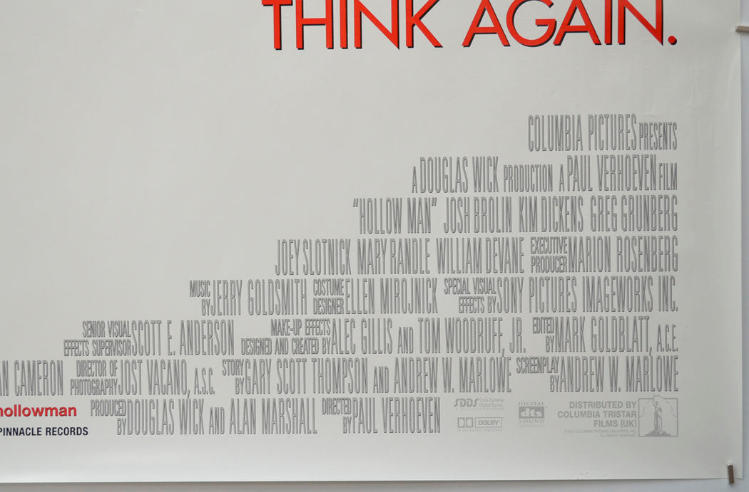 HOLLOW MAN (Bottom Right) Cinema Quad Movie Poster