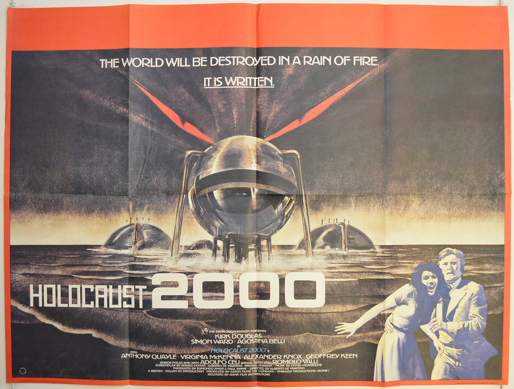 Holocaust 2000 Original British Quad Poster - Film Poster - Movie Poster