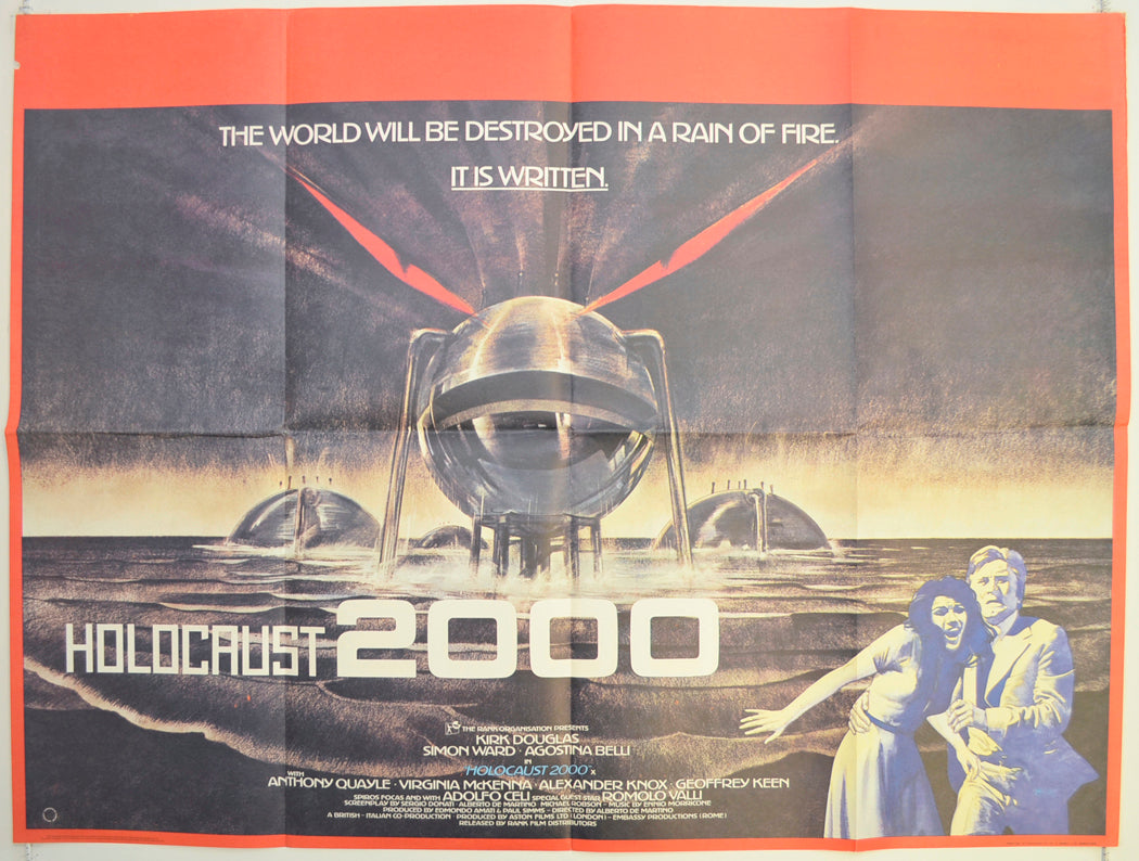 Holocaust 2000 Original British Quad Poster - Film Poster - Movie Poster