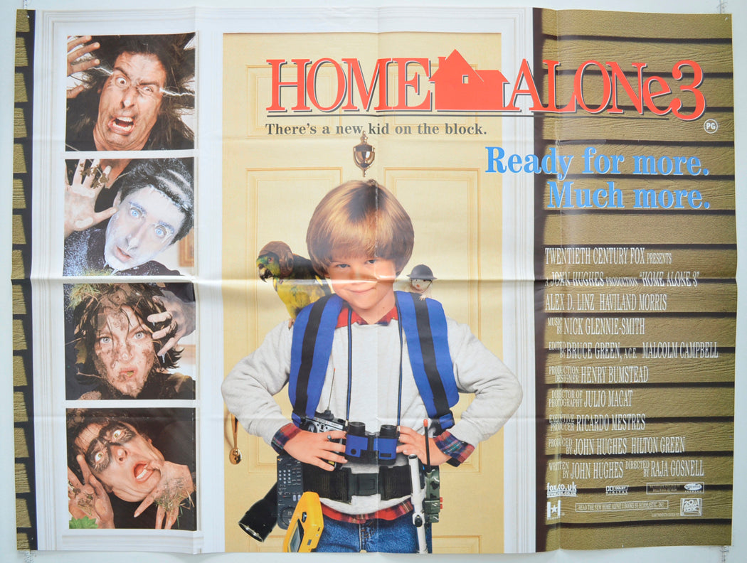 Home Alone 3 Original Quad Poster - Film Poster - Movie Poster