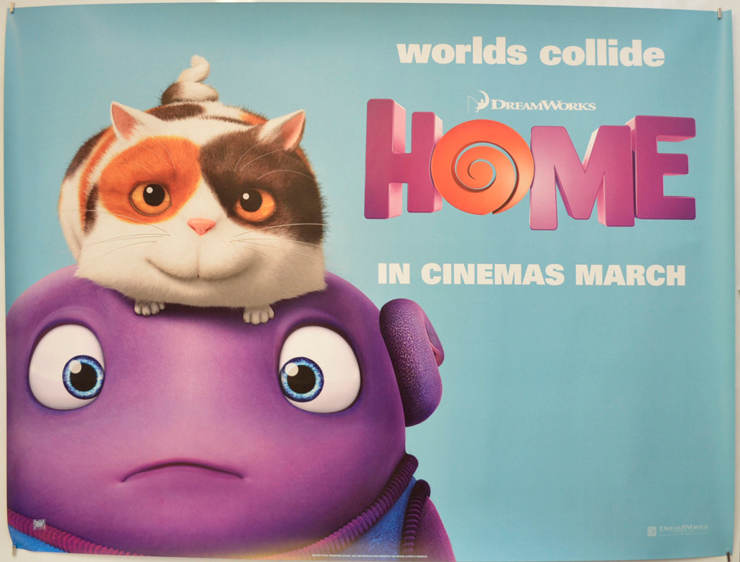 Home (Teaser / Advance Version 2) Original Quad Poster - Film Poster - Movie Poster