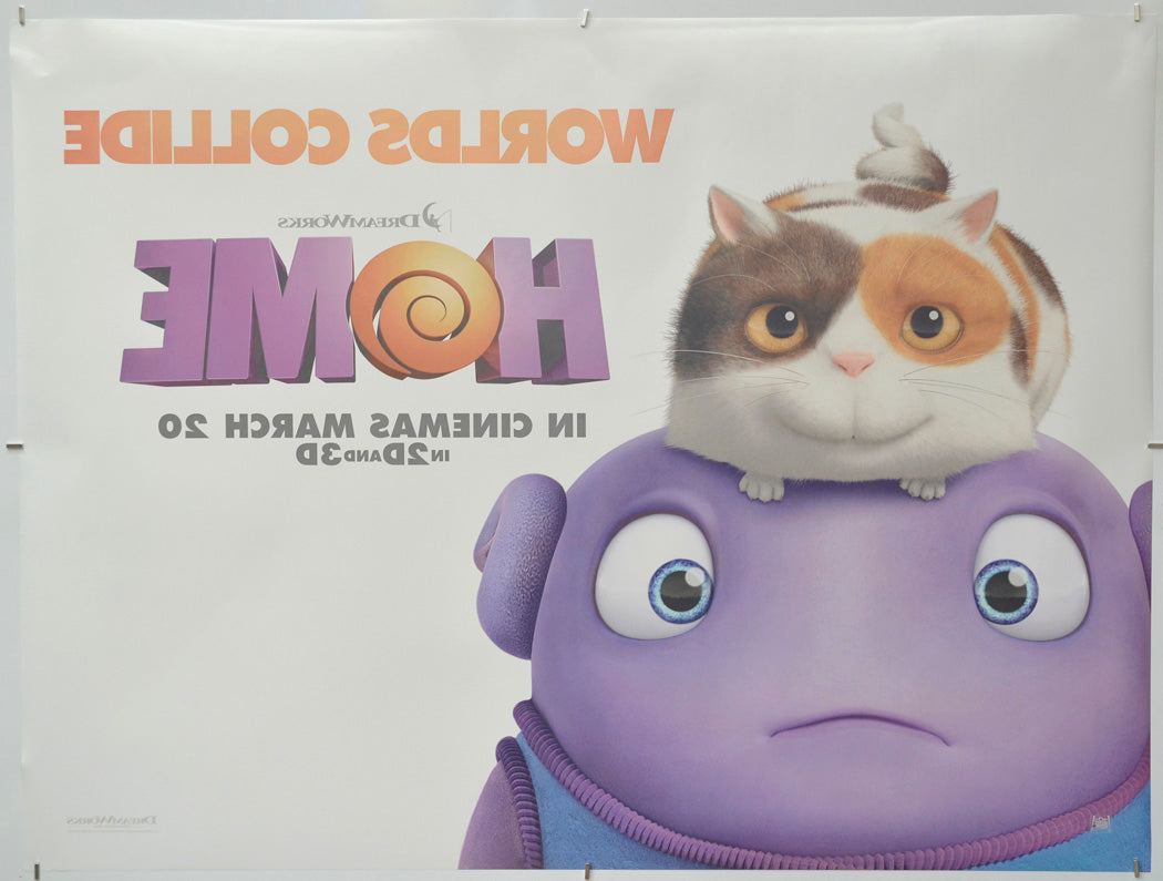 Home (Back) Cinema Quad Movie Poster