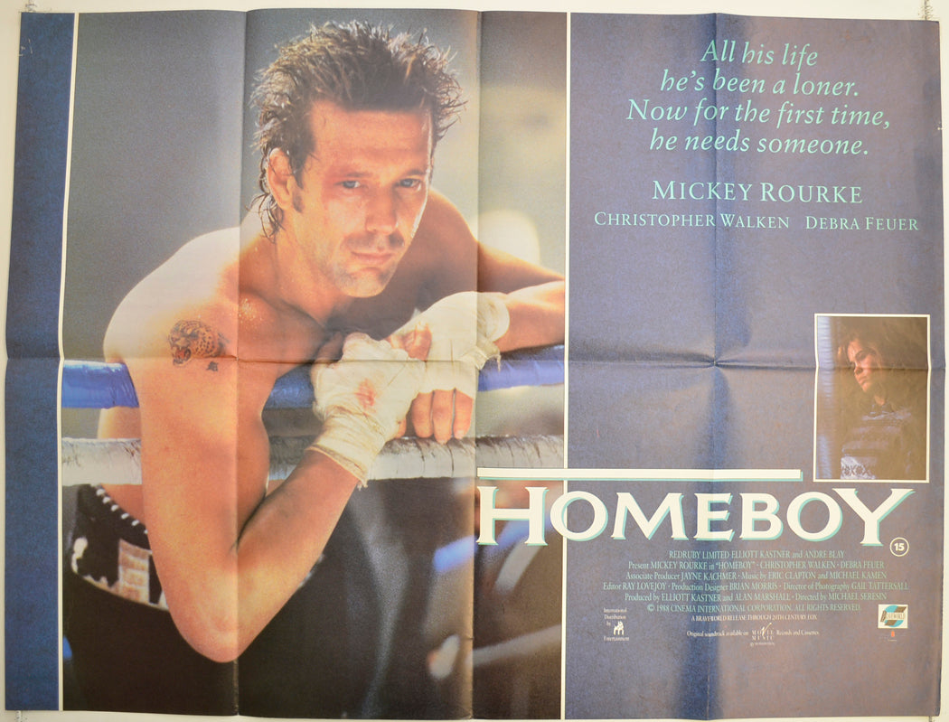 Homeboy Original British Quad Poster - Film Poster - Movie Poster