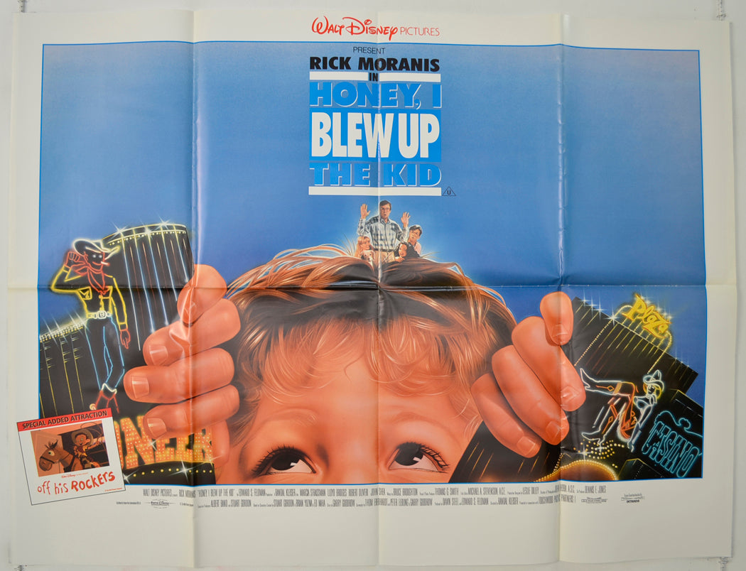 Honey, I Blew Up The Kid Original Quad Poster - Film Poster - Movie Poster