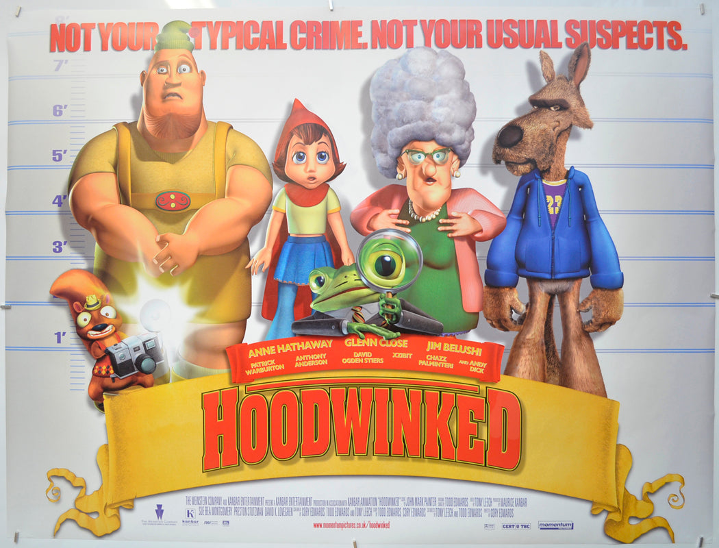 Hoodwinked Original Quad Poster - Film Poster - Movie Poster