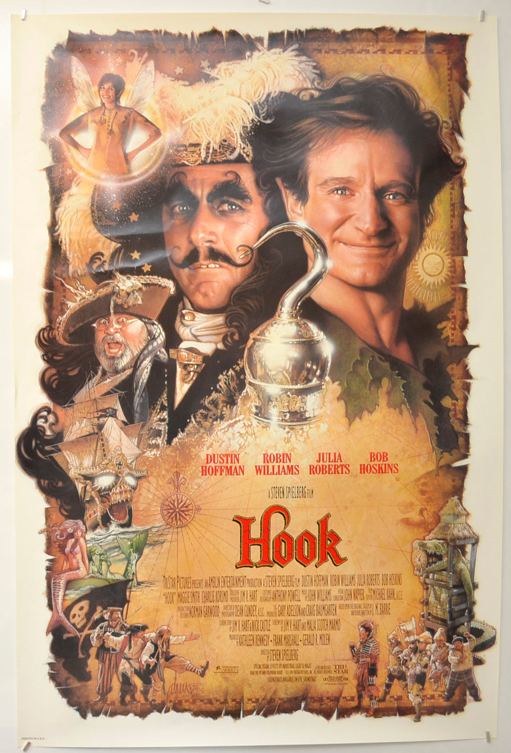 “Hook” Original One Sheet Poster Film Poster Movie Poster pastposters