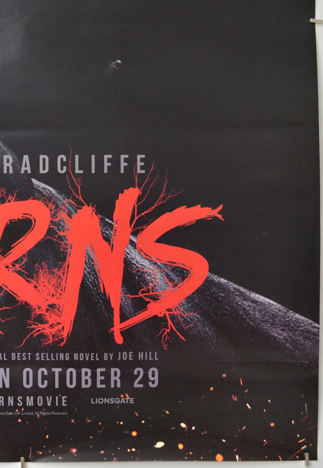 HORNS (Bottom Right) Cinema One Sheet Movie Poster