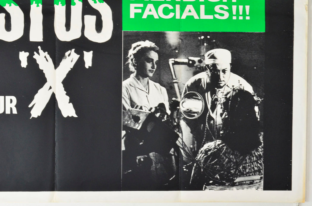 HORROR CHAMBER OF DR. FAUSTUS (Bottom Right) Cinema Quad Movie Poster