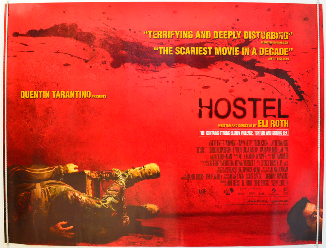 Hostel Original British Quad Poster - Film Poster - Movie Poster