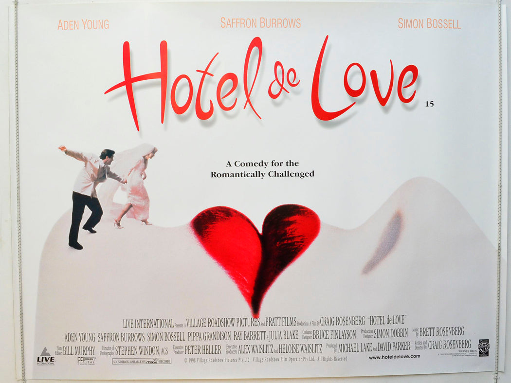 Hotel De Love Original British Quad Poster - Film Poster - Movie Poster