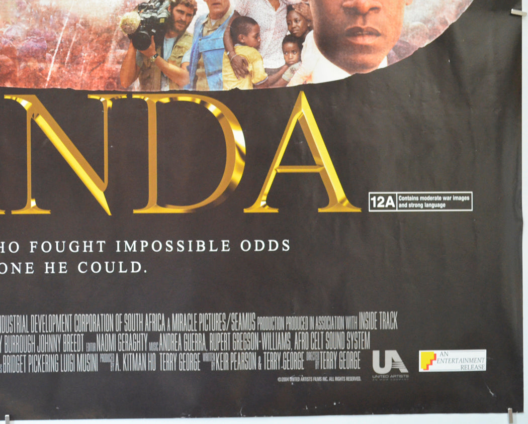 HOTEL RWANDA (Bottom Right) Cinema Quad Movie Poster