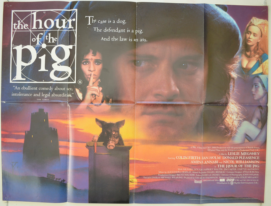The Hour Of the Pig Original Quad Poster - Film Poster - Movie Poster
