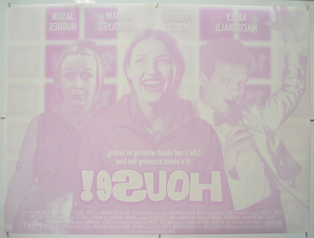HOUSE! (Back) Cinema Quad Movie Poster