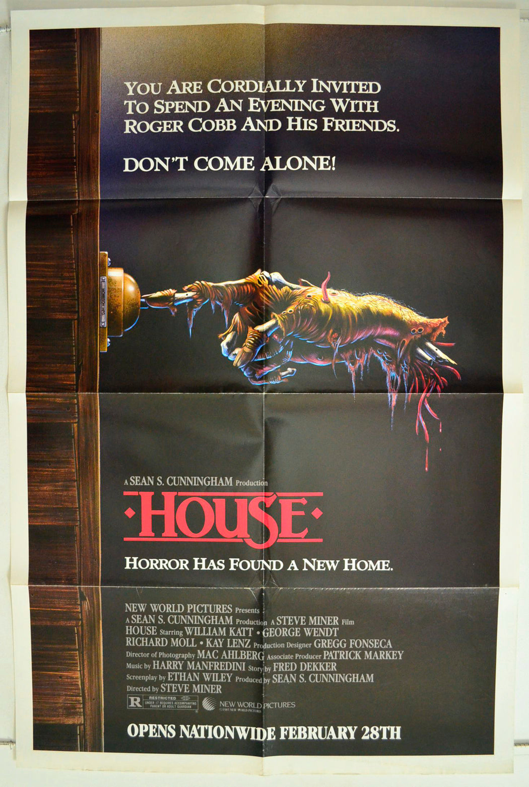 House Original One Sheet Poster - Film Poster - Movie Poster