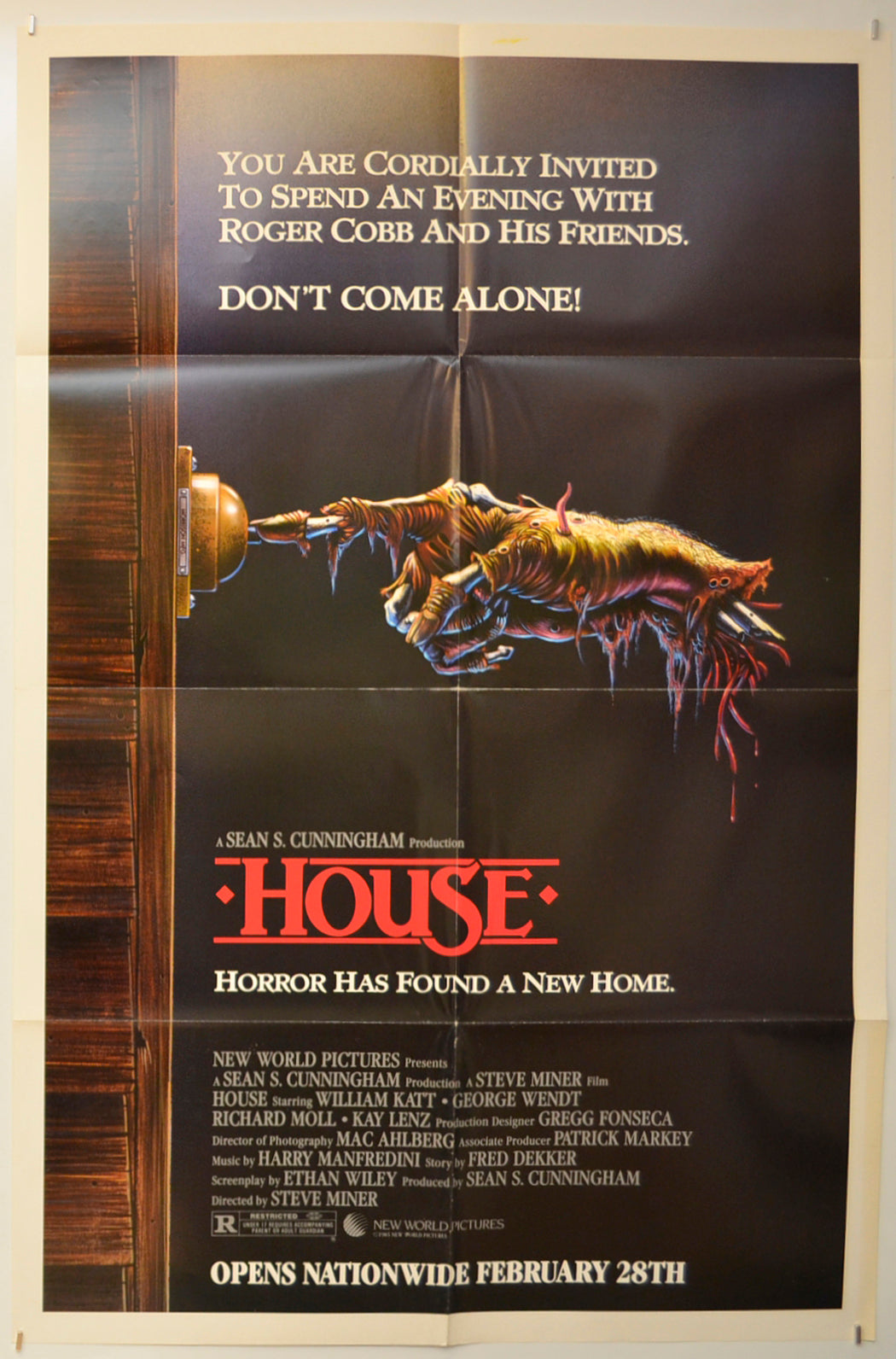 House Original One Sheet Poster - Film Poster - Movie Poster