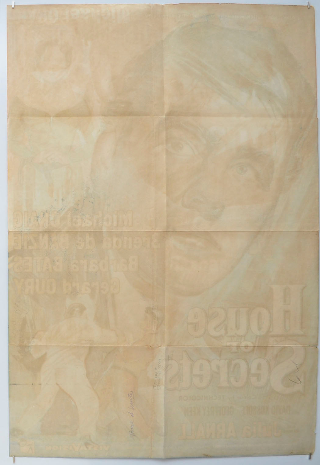 HOUSE OF SECRETS (Back) Cinema One Sheet Movie Poster