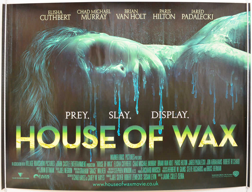 House Of Wax Original Quad Poster - Film Poster - Movie Poster