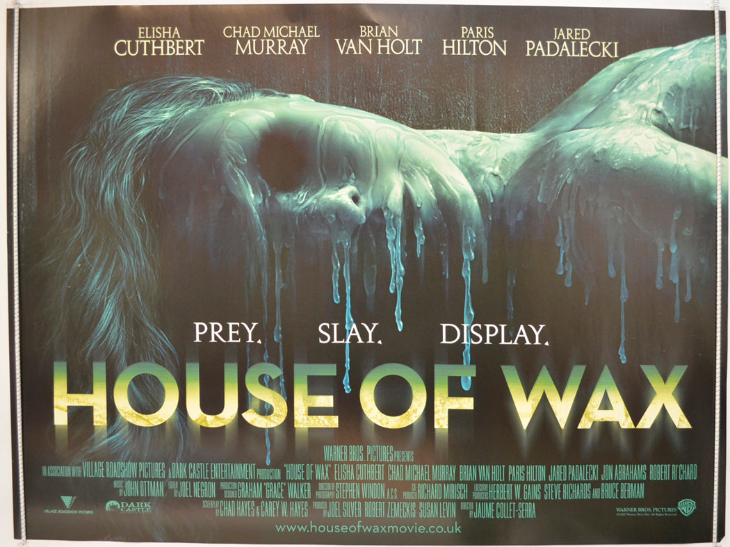 House Of Wax Original Quad Poster - Film Poster - Movie Poster
