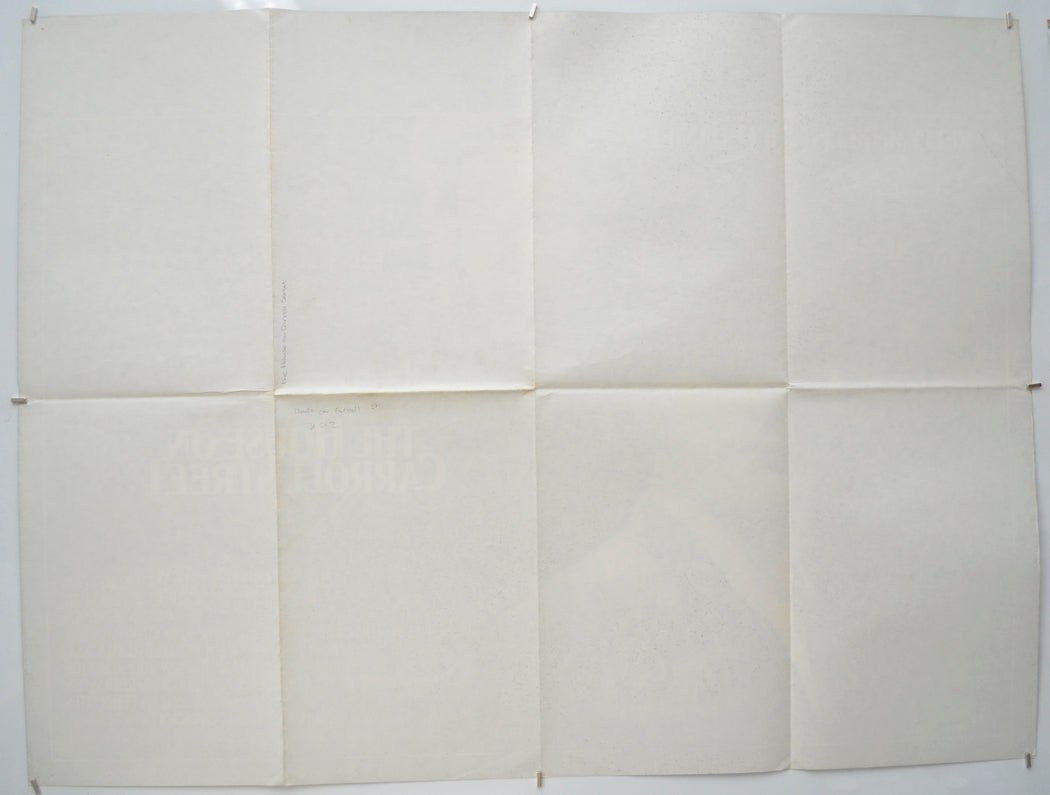 THE HOUSE ON CARROLL STREET (Back) Cinema Quad Movie Poster