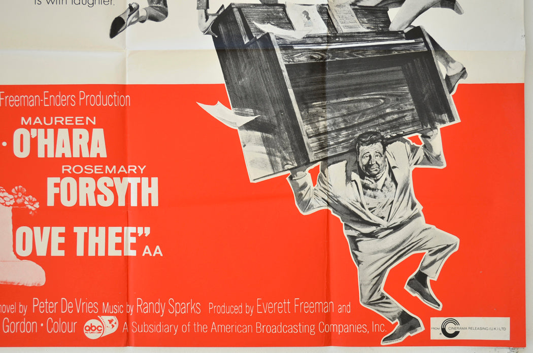 HOW DO I LOVE THEE (Bottom Right) Cinema Quad Movie Poster