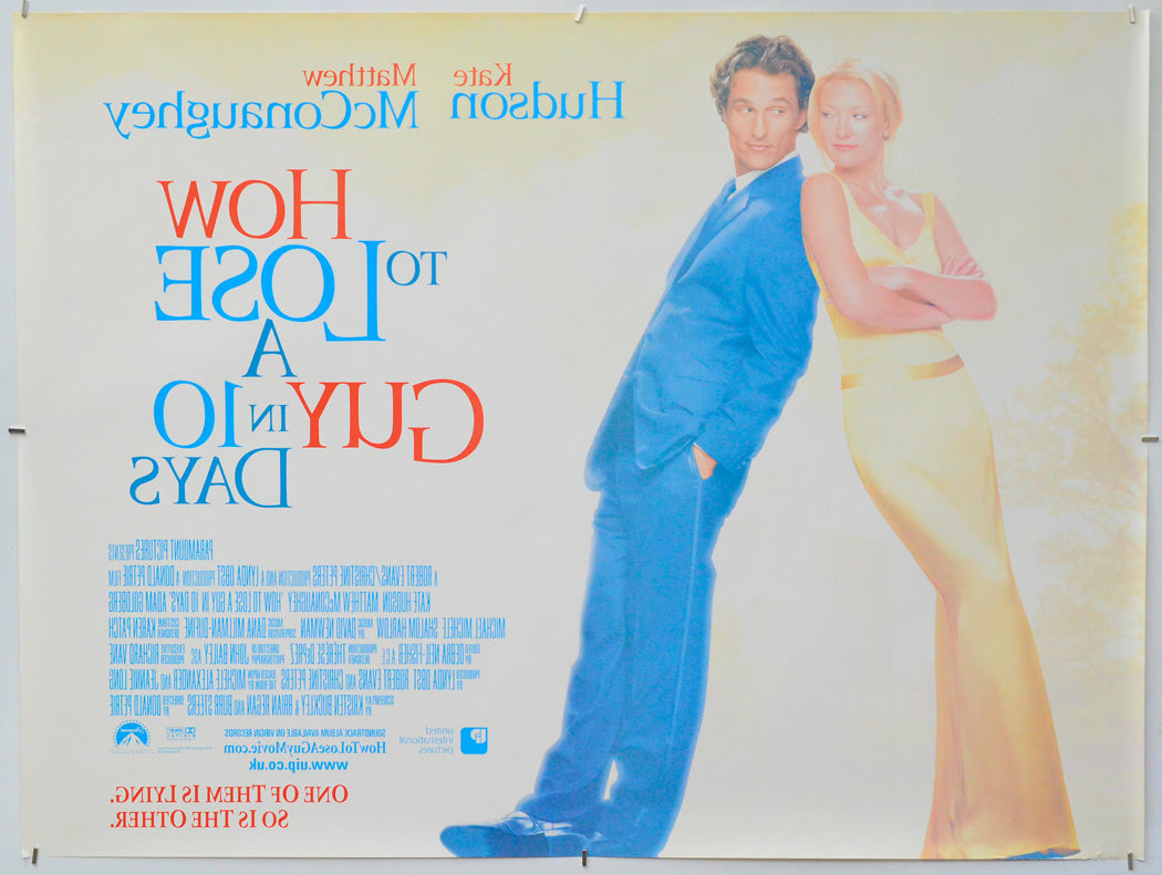 How To Lose A Guy In 10 Days (Back) Cinema Quad Movie Poster